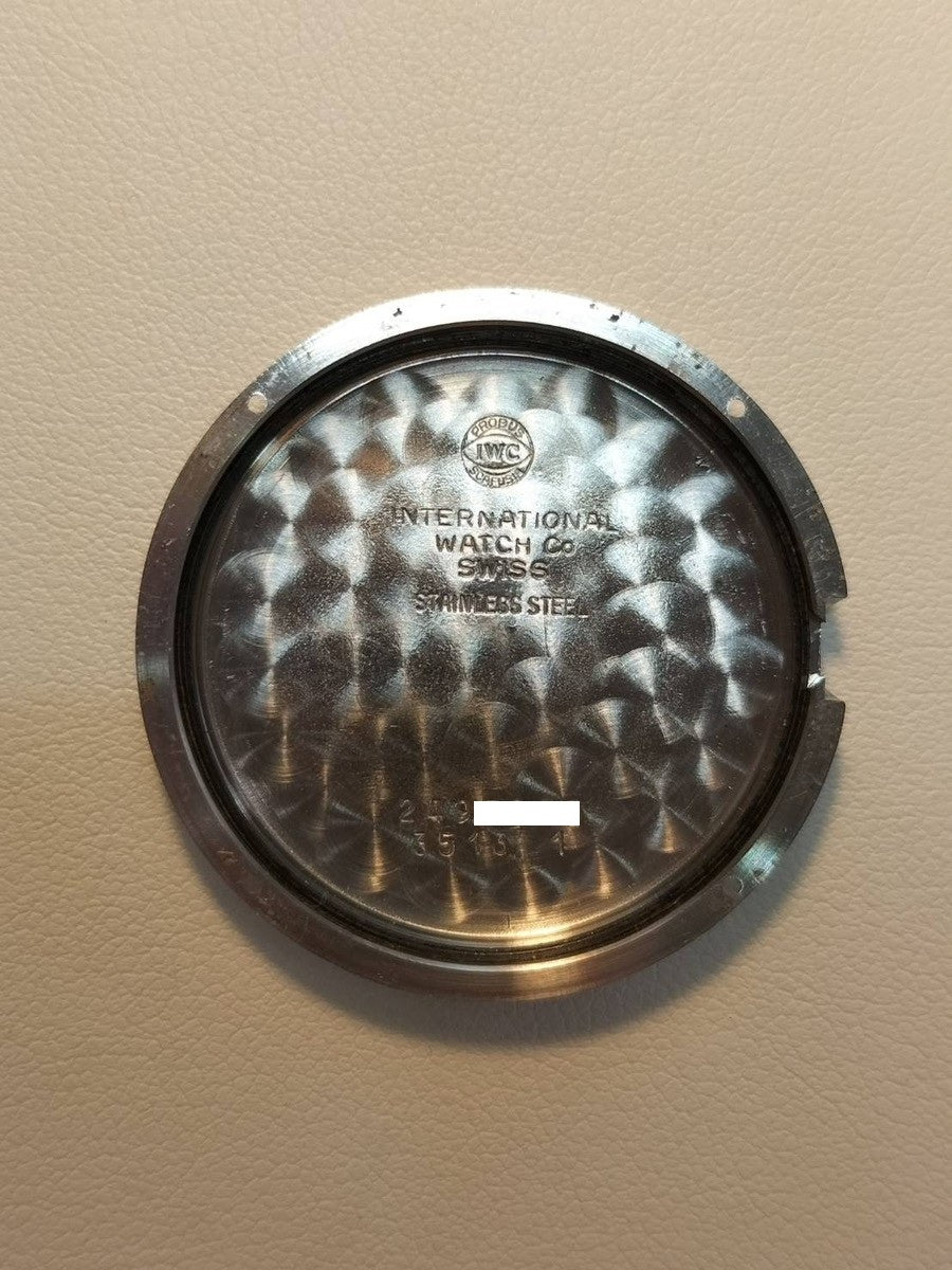 IWC Portofino IW351318 Automatic Caliber C37521 Stainless Steel Leather Strap with Genuine Stainless Steel Buckle, White Dial, Overhauled