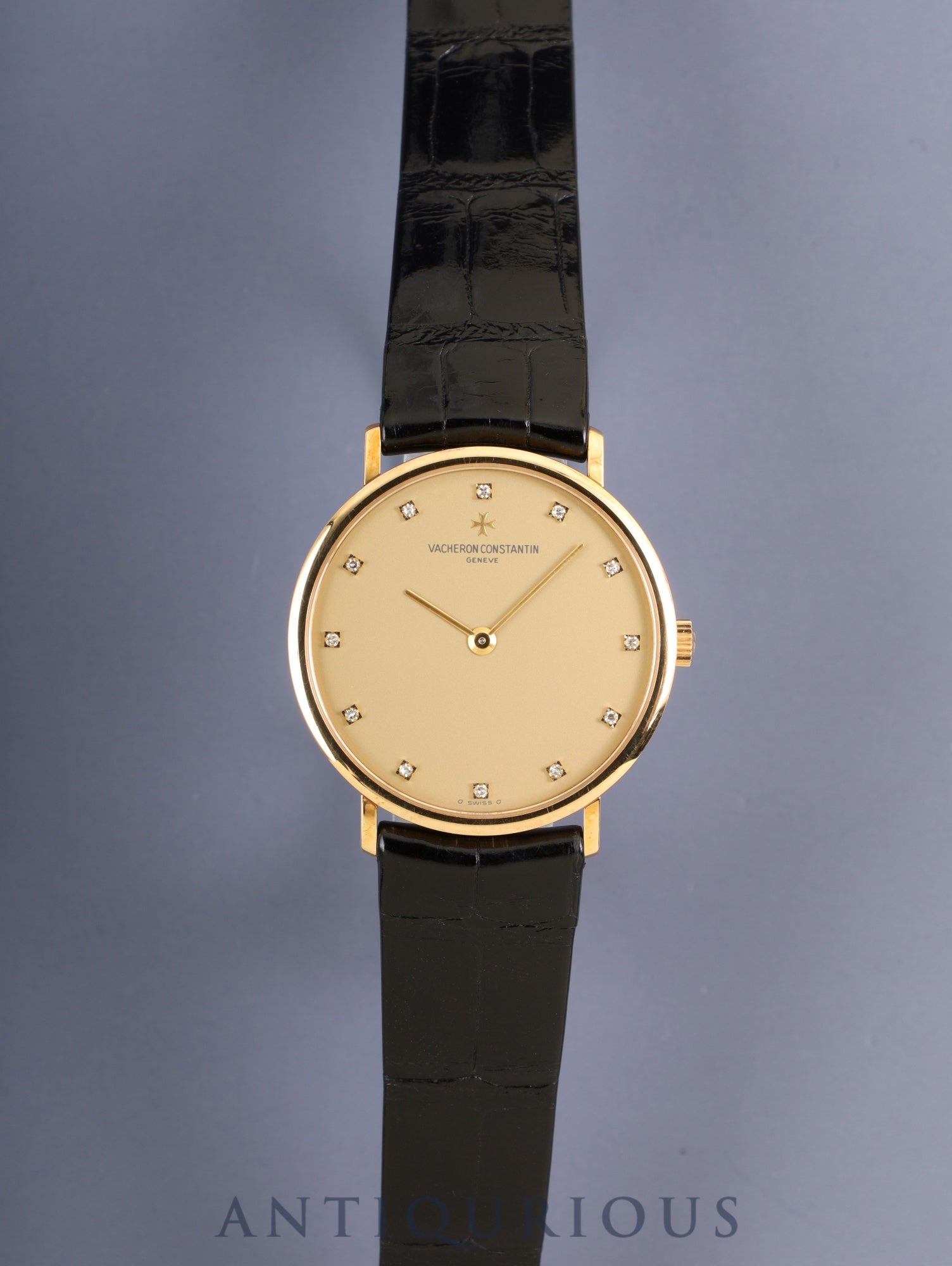 Vacheron Constantin Essential 31039 Manual Winding Cal.1132.2 750YG Original Leather Strap Original Pin Buckle (750YG) Champagne Dial (Diamond / Sigma Dial) Box Case Overhauled