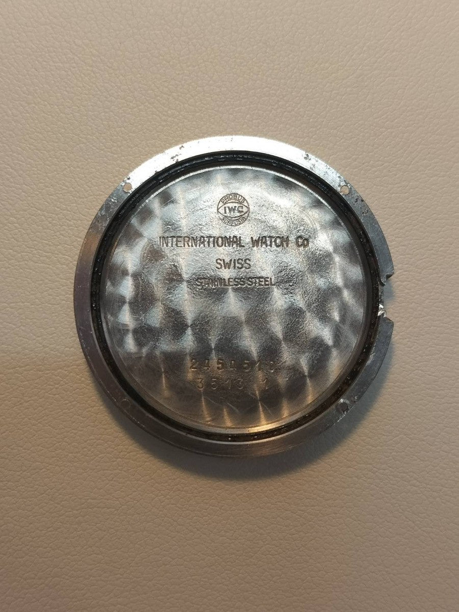 IWC Portofino IW351324 Automatic Caliber C37521 Stainless Steel Leather Strap with Aftermarket Buckle (SS) White Dial Overhauled