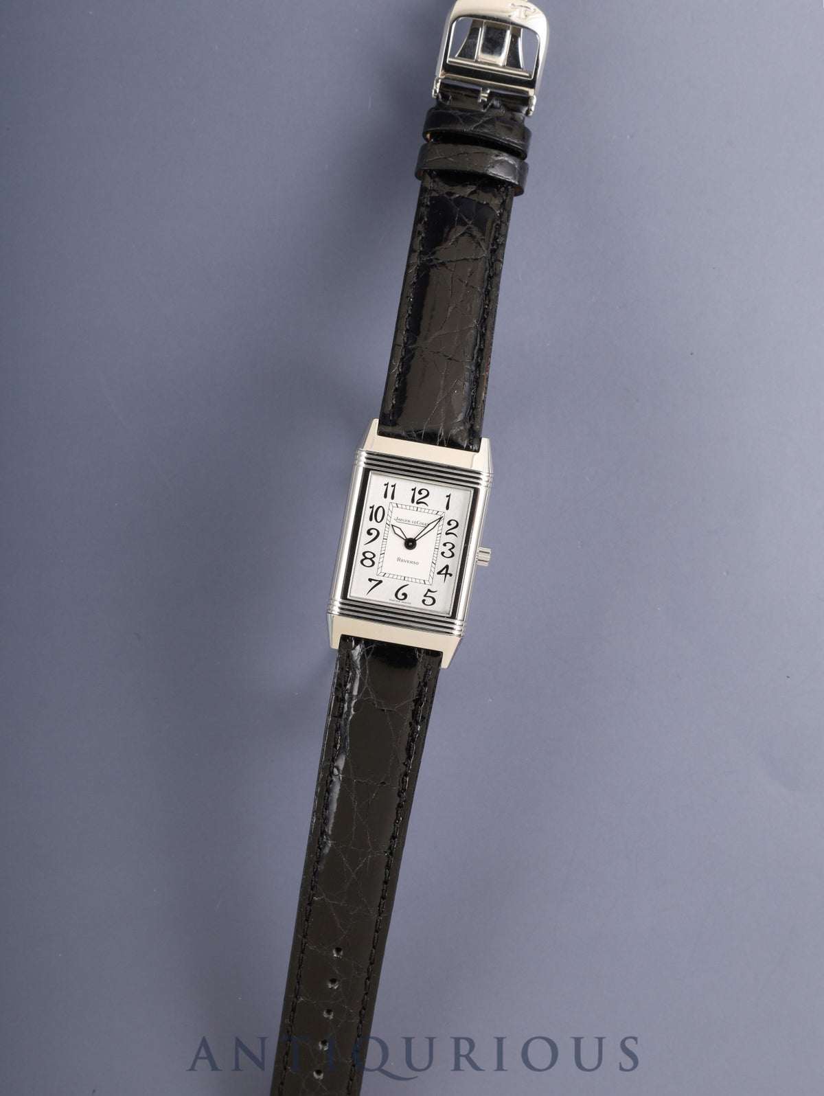ジャガー・ルクルト レベルソ クラシック 250.8.86 手巻き Cal.846/1 SS 革 純正Dバックル（SS）シルバーアラビア文字盤 箱 冊子 保証書（2001年）純正レザーベルト付き オーバーホール済み