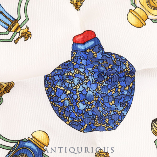 Hermes scarf Carre 45 QU IMPORTE LE FLACON perfume bottle SILK 100%