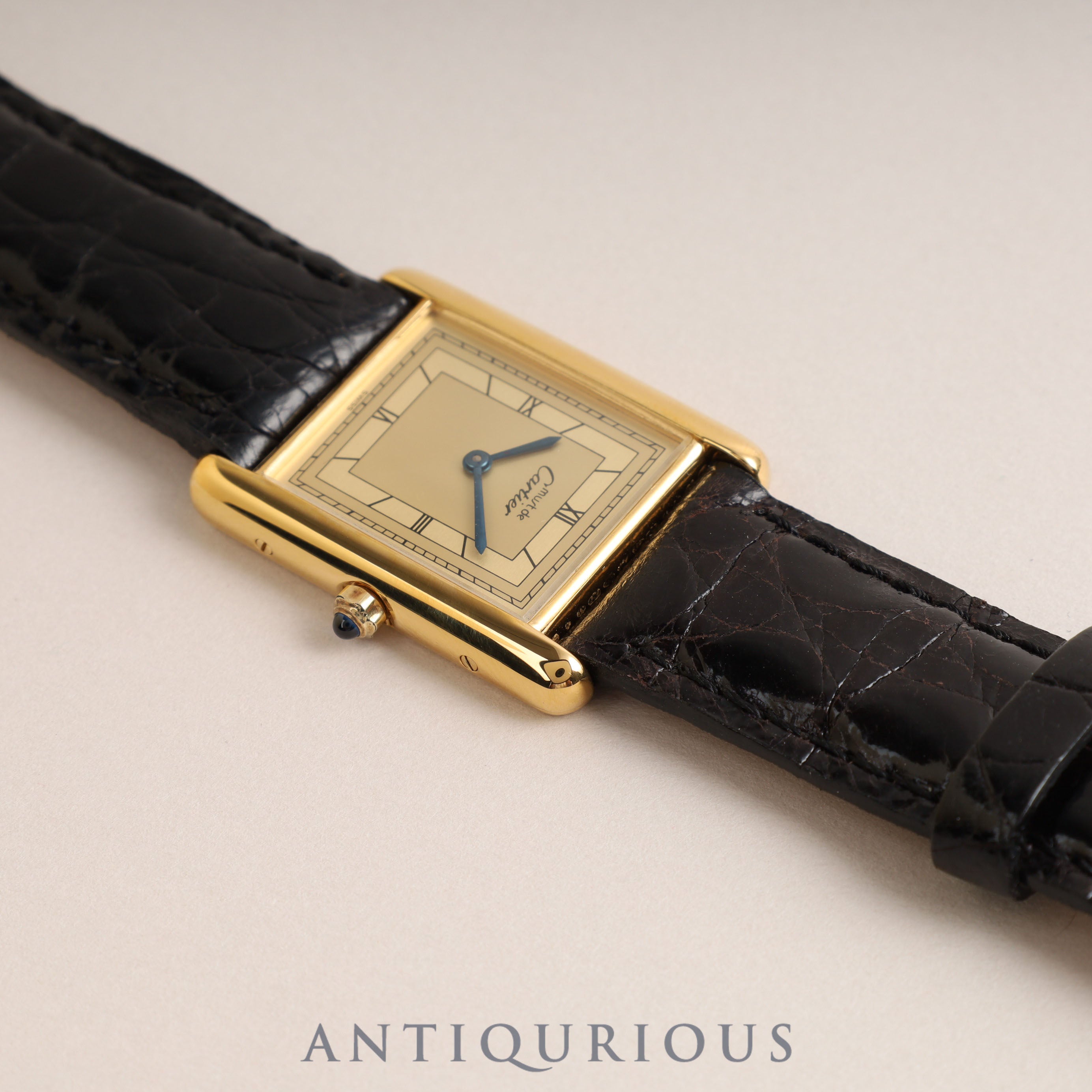 Cartier Must Tank LM QZ Flying Roman Dial