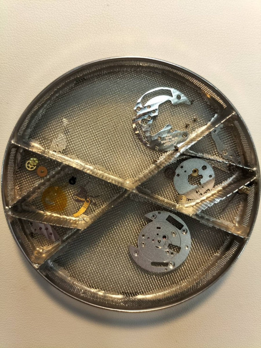 Cartier Must Tank LM 590005 Quartz Cal.90 SV925 Leather Genuine Buckle (GP) Black Roman Dial Overhauled Newly Finished