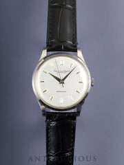 IWC Old Inter Automatic Caliber 853 Stainless Steel Leather Strap with Aftermarket Buckle (SS) Silver Dial Overhauled