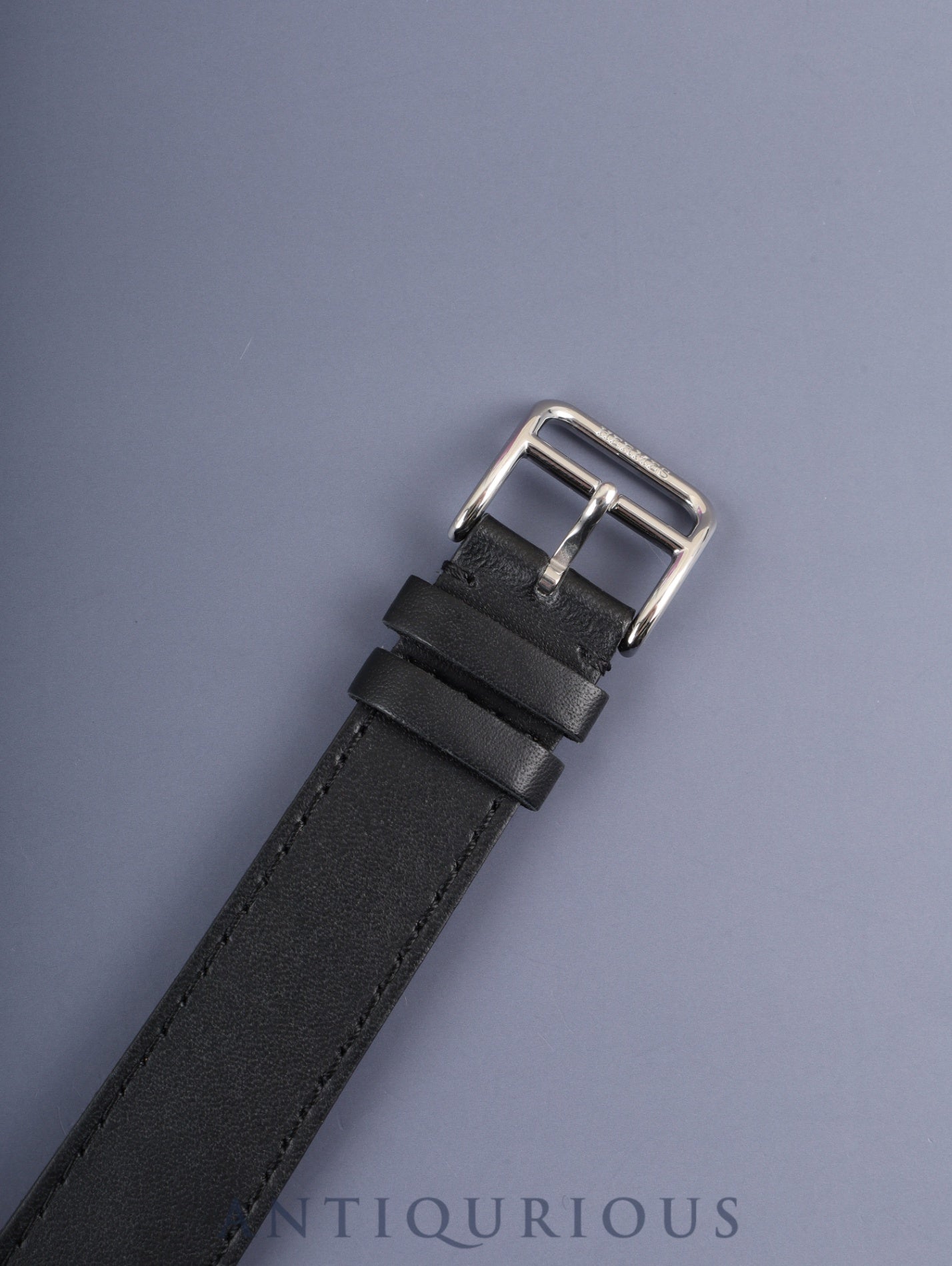 エルメス ケープコッド W055346WW00 / CC1.810 クォーツ  SS 革 純正尾錠（SS）シルバーアラビア文字盤 箱 冊子 保証書（2022年） 純正革ベルト（U刻印：2022年）オーバーホール済み