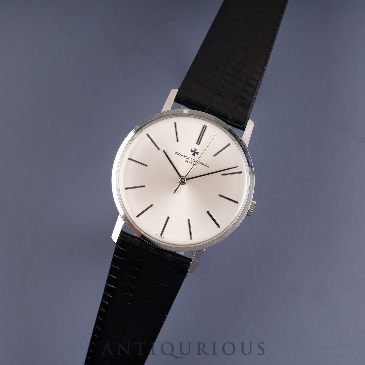 Vacheron Constantin Round 6563 Manual Winding Cal.K1002/2 SS Leather Silver Dial 35.0mm