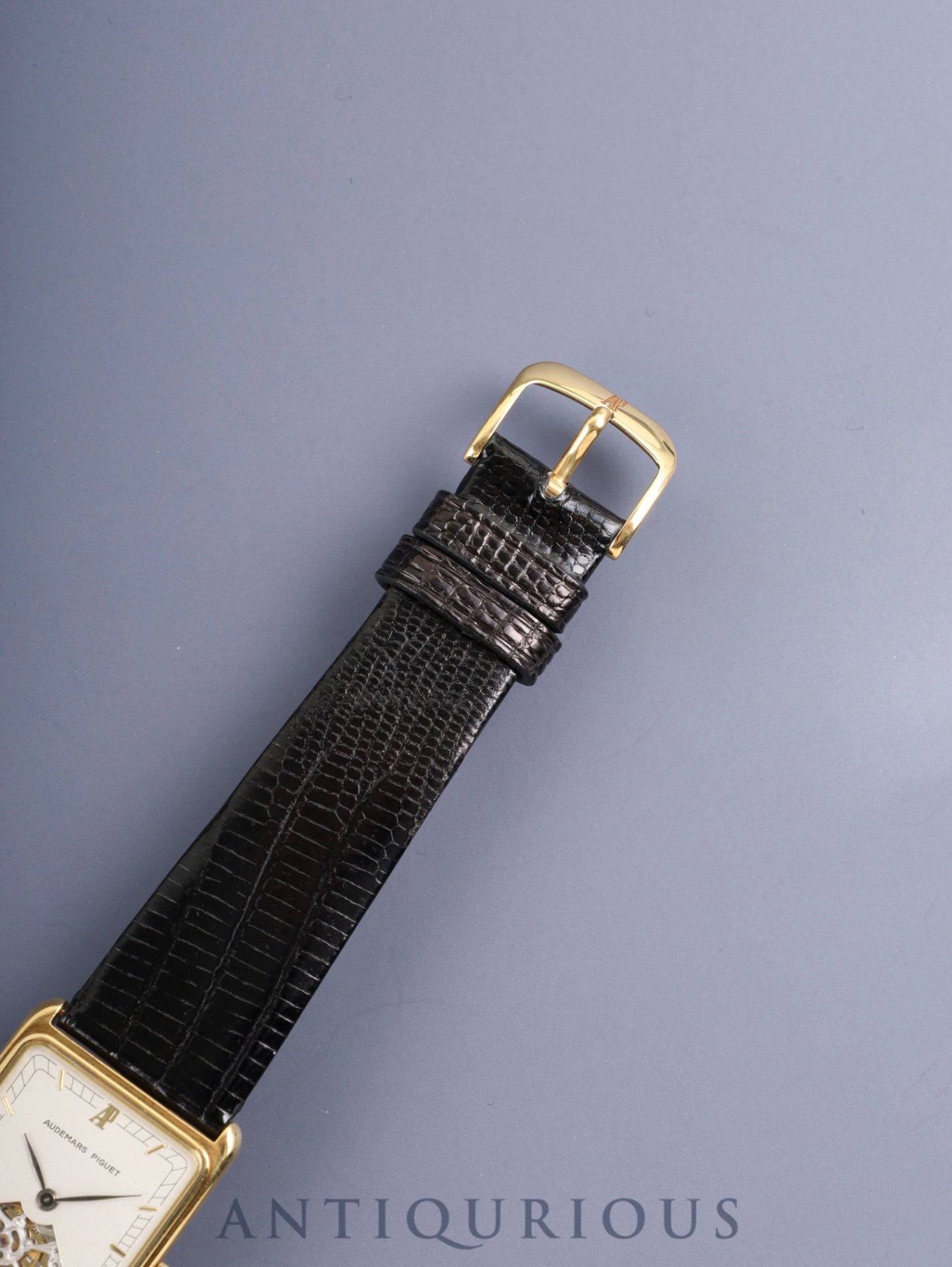 オーデマ・ピゲ スクエアケース 手巻き Cal.2003/2 750YG 革 純正尾錠