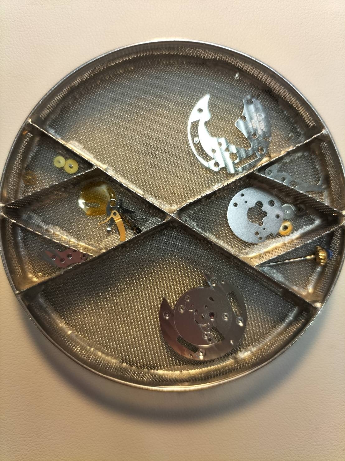 カルティエ マスト ヴァンドーム VLC LM W1001853 / 590003 クォーツ Cal.90 SV925 革 純正尾錠（GP）アイボリーローマン文字盤 オーバーホール済み