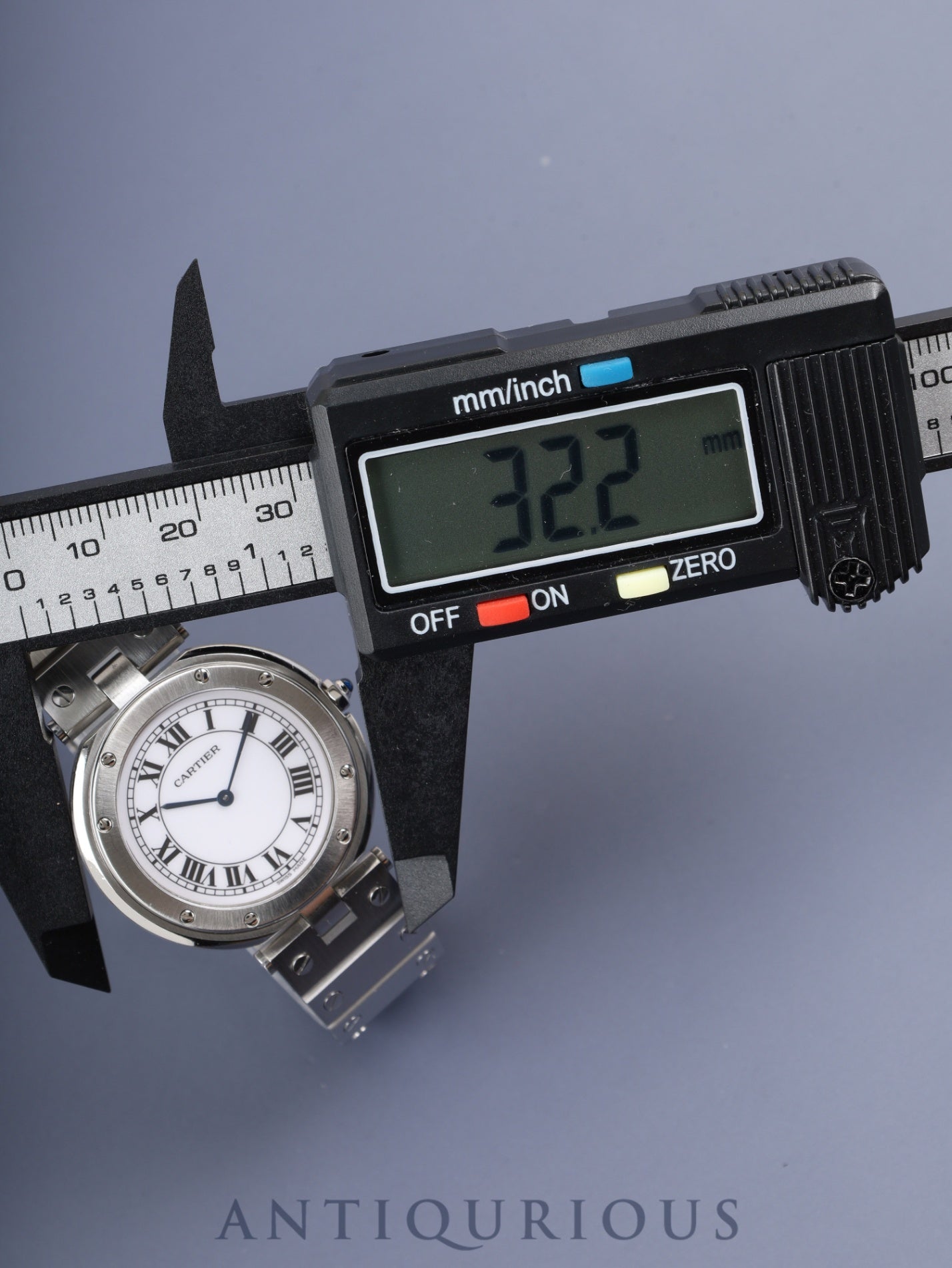 カルティエ サントス ヴァンドーム LM 81925 クォーツ SS SS ホワイトローマン文字盤（SWISS MADE表記） カルティエブティックにてコンプリートサービス（フルメンテナンス）済み