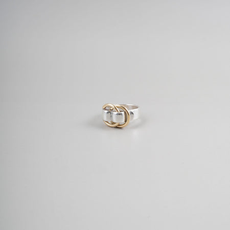 エルメス リング ドゥザノー SV925/750 約10.5号