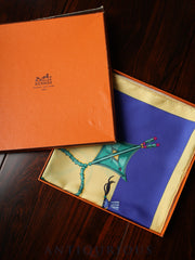 Hermes Scarf Carre 90 PARURES DES SABLES Desert Accessories 100% Silk Box