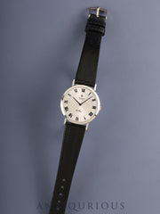 Rolex Cellini 4112-9 Manual Winding Cal.1601 750WG Leather Original Pin Buckle (750WG) Silver Roman Dial 32mm 43-series (1975) Box Original Leather Strap Overhauled