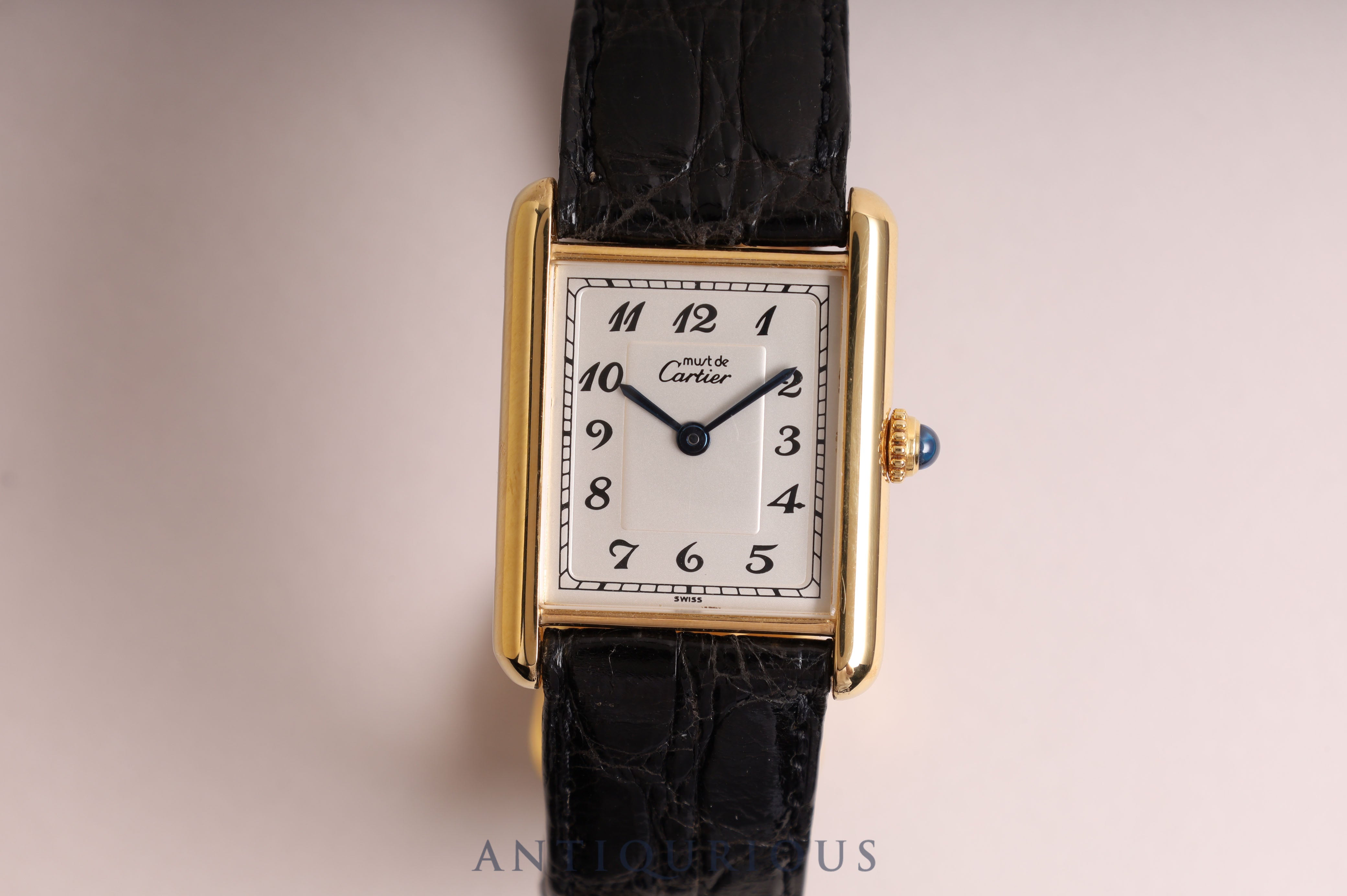 Cartier Must Tank LM QZ Arabic Dial