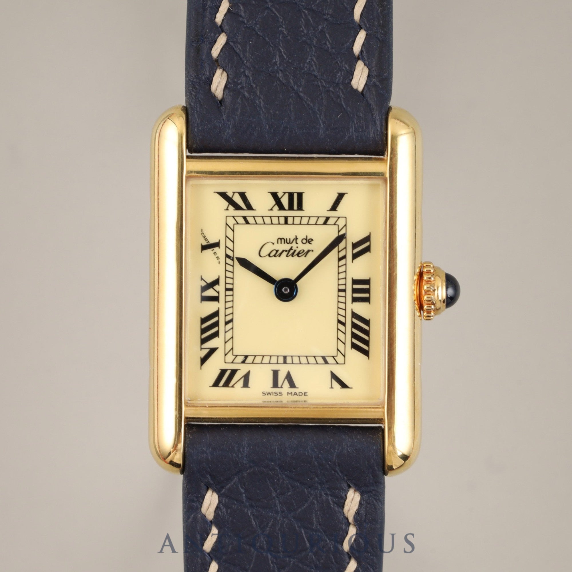 カルティエ マストタンク SM 5057001 クォーツ Cal.- SV925 革