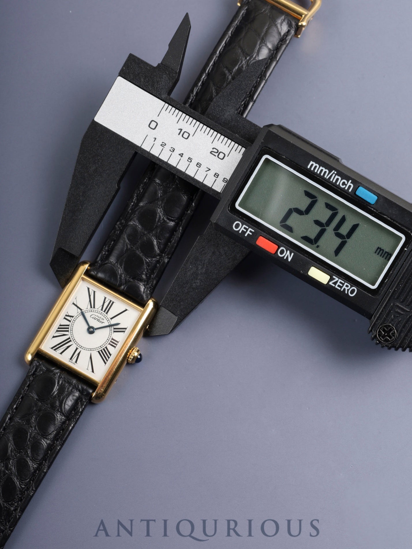 カルティエ マストタンク LM W1005654 / 590005 クォーツ Cal.690 SV925 革 純正Dバックル（GP）オパラン文字盤（SWISS表記）箱 冊子 保証書（1994年）オーバーホール済み