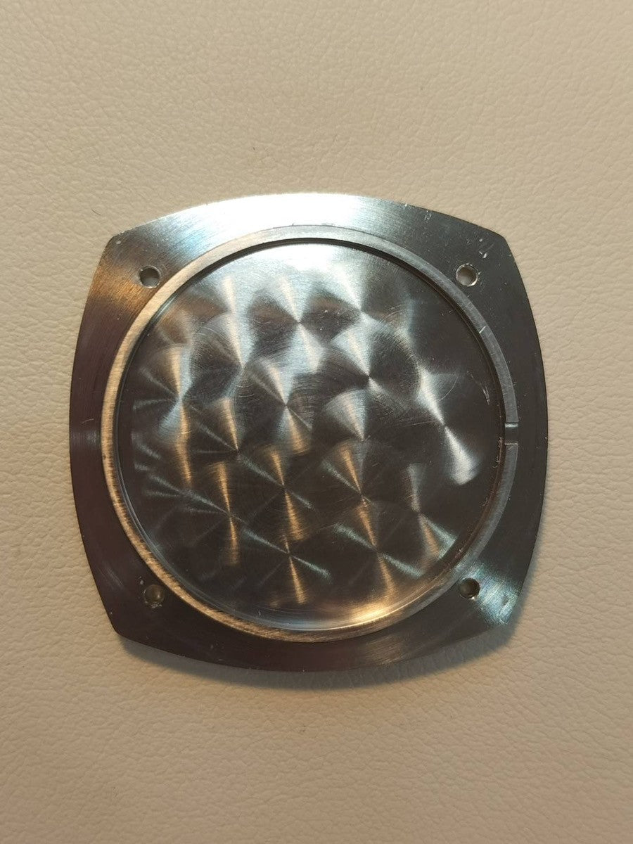 ダンヒル センテナリー クッションケース 115 手巻き Cal.7001  革 純正尾錠（SS）シルバーアラビア文字盤  箱 保証書（1996年）オーバーホール済み