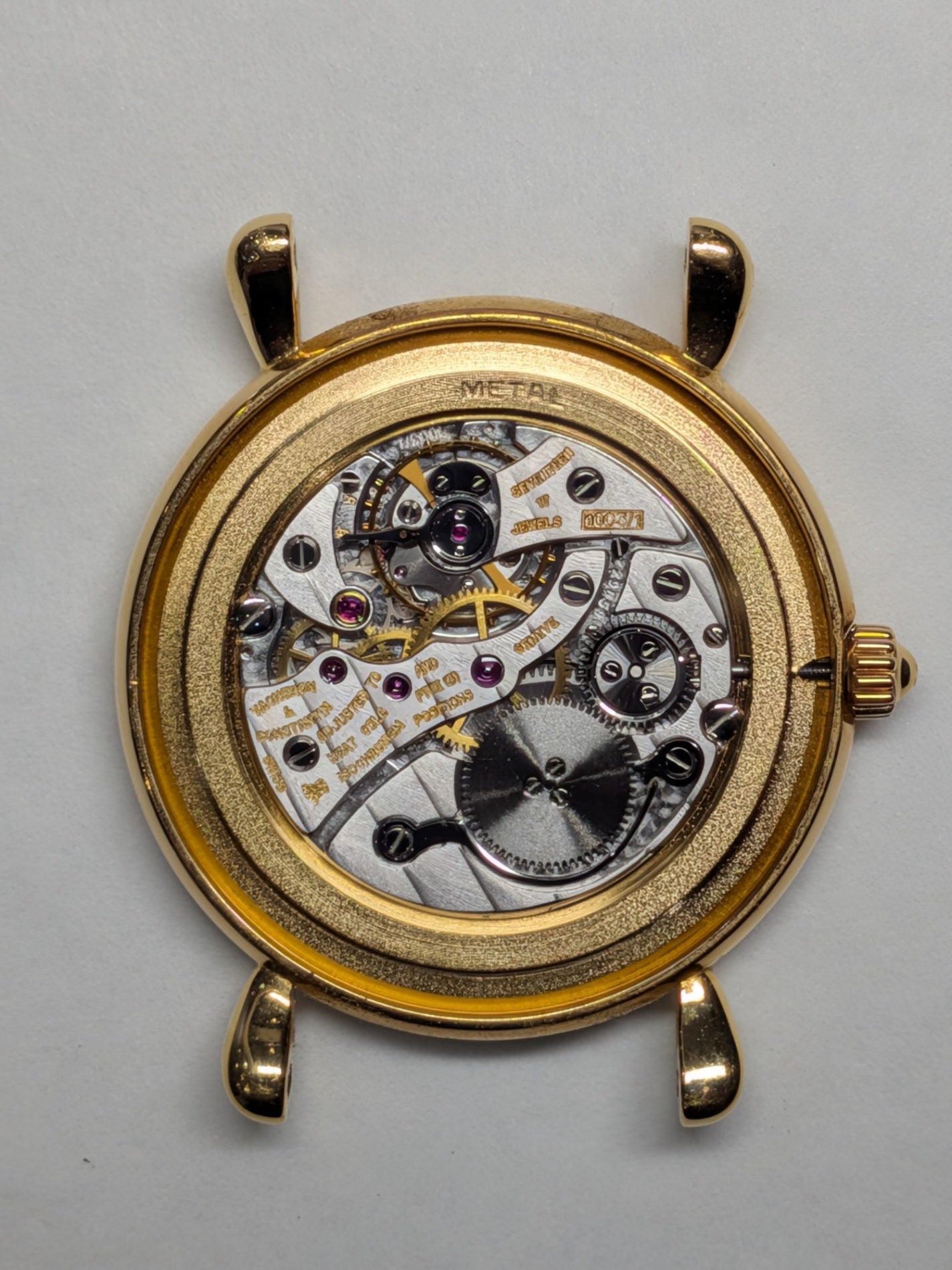 ヴァシュロン・コンスタンタン ヒストリカル 250周年記念 33084 手巻き Cal.1003/1 750YG 革 純正ピンバックル（750YG）ゴールドローマン文字盤 1985年 オーバーホール済み