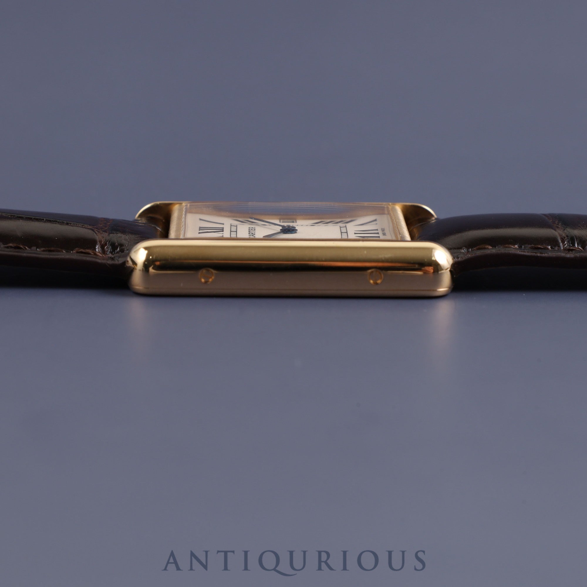 CARTIER カルティエ TANK LOUIS CARTIER LM タンクルイカルティエ LM W1529756 / 2441 クォーツ Cal.688 YG 純正革 純正尾錠（750）ホワイトローマン文字盤 保証書（2011年） オーバーホール済み