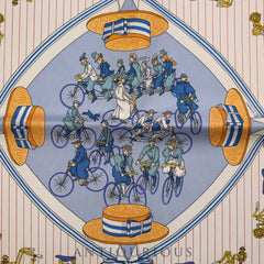 Hermes Scarf Carre 45 Bicycle SILK 100% Box