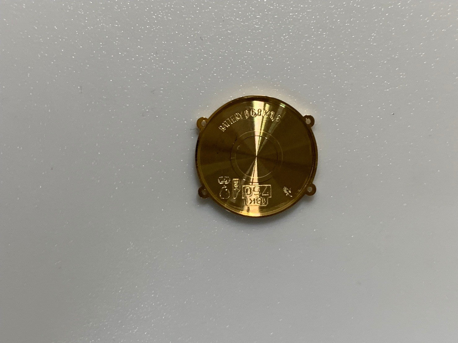 Cartier Baignoire SMW1506056 / 1952 Quartz Cal. 057 750YG Leather Genuine Pin Buckle (750YG) White Roman Dial Box Booklet Warranty (1995) Overhauled