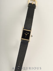 カルティエ マストタンク SM 手巻き Cal.78-1 SV925 純正革ベルト 純正ピンバックル オニキス文字盤（SWISS表記） オーバーホール済み