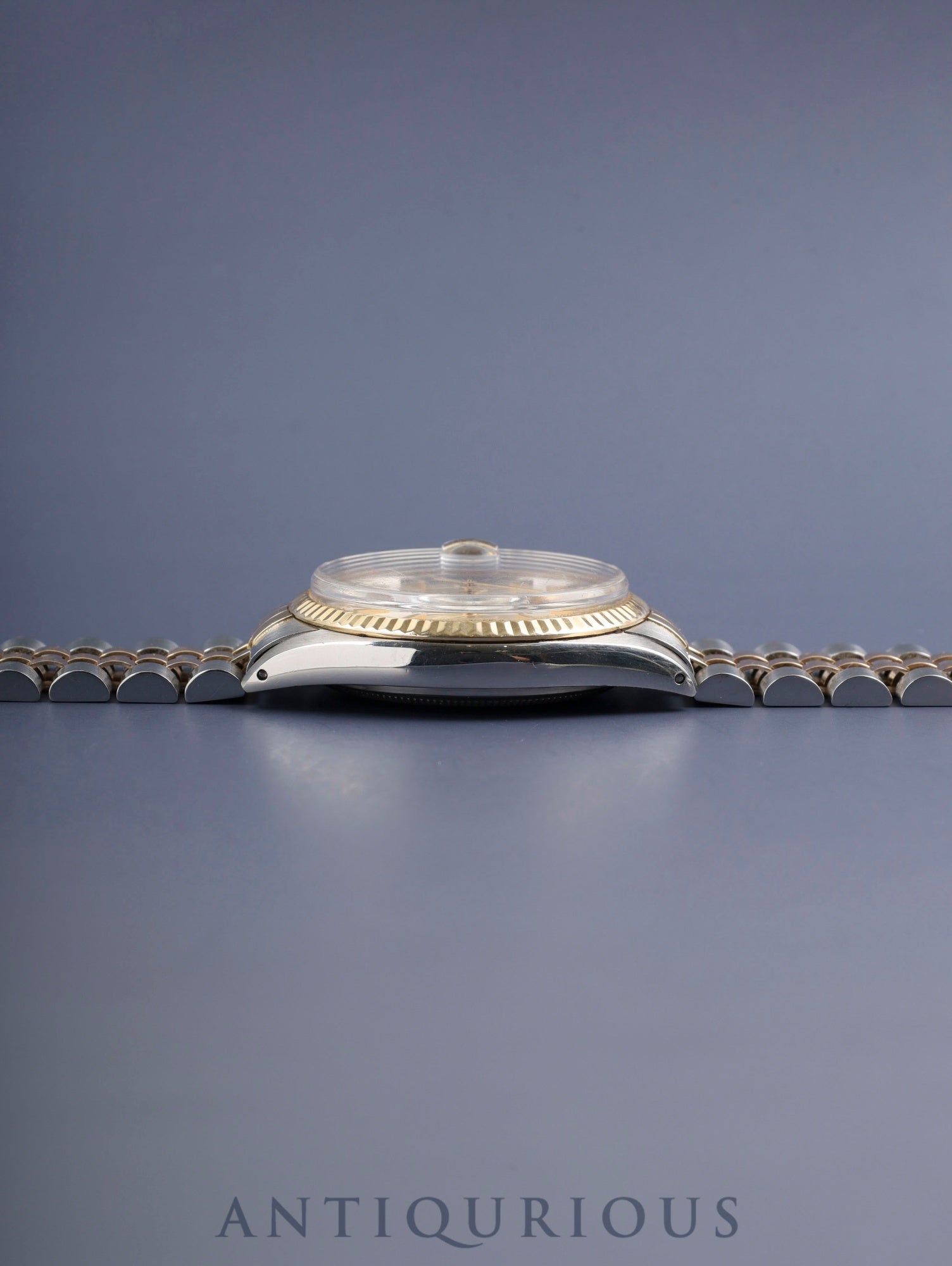 ロレックス デイトジャスト 1601 自動巻き Cal.1570 SS/YG SS/YG シルバー文字盤 38番（1973年）国際サービス保証（2014年）オーバーホール済み