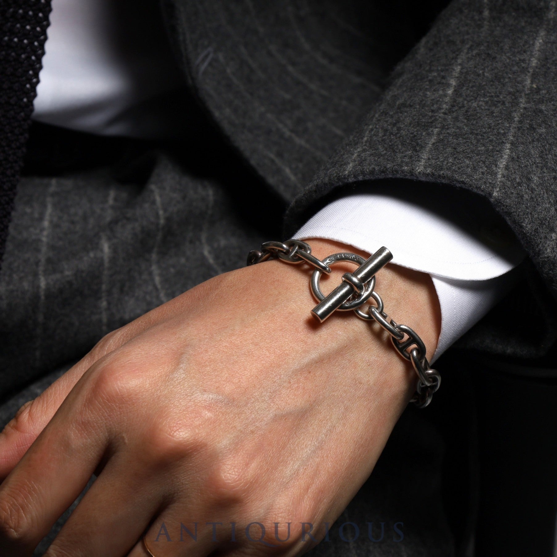 HERMES Bracelet Chaine d'Ancre PM 18koma Cursive | 東京銀座の 