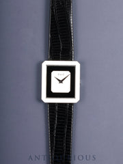 Piaget Protocole 9154 Manual Winding Cal.9P2 750WG Leather Original Pin Buckle (750WG) Black / Silver Dial With Original Leather Strap Overhauled