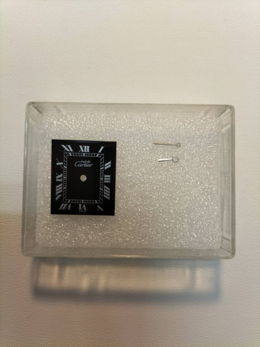 Cartier Must Tank LM 81974913 Manual Winding Cal.78-1 SV925 Original Leather Strap Original D-Buckle (GP) Black Roman Dial (SWISS marking) Overhauled