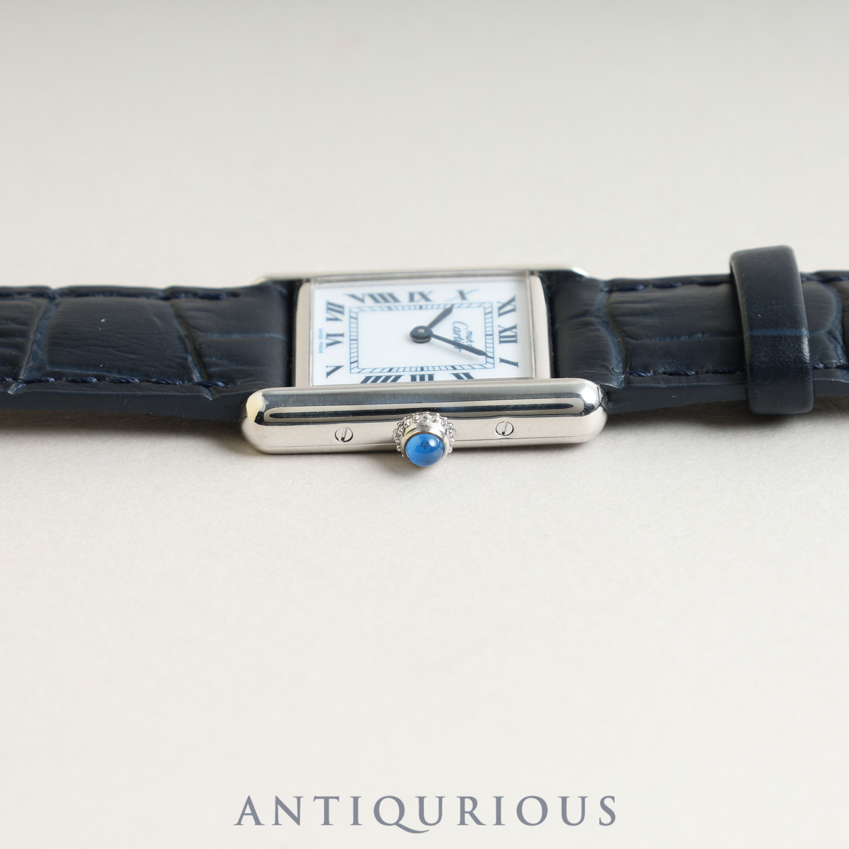 Cartier Must Tank SM QZ White Roman Dial