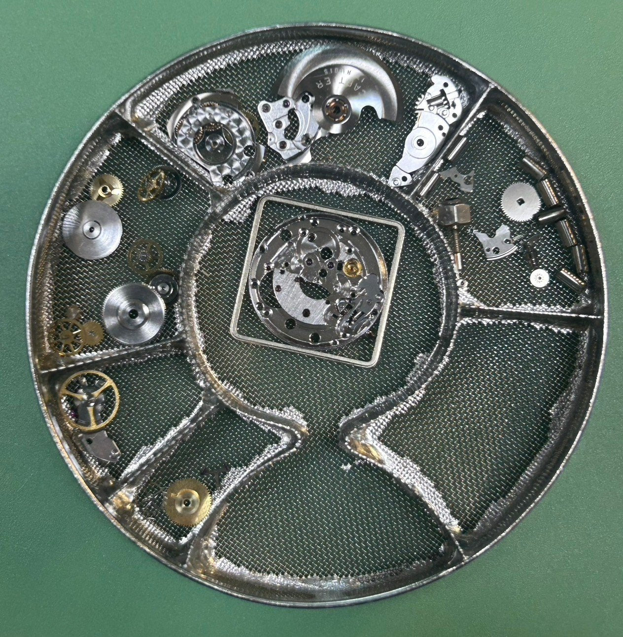 Cartier Santos Carrée LM 2961 Automatic Cal.2671 SS/YG SS/YG Ghost Gray Dial (SWISS marking) Overhauled