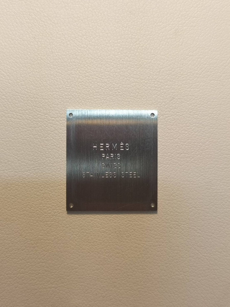 エルメス ケープコッド CC1.210.220 / VBNI クォーツ Cal.976.001 SS 革 純正尾錠（SS）シルバー文字盤 箱 冊子 保証書（2001年）純正革ベルト（□H刻印：2004年）オーバーホール済み