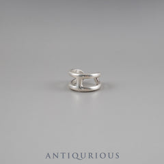 Hermes Ring Osmos PM SV925 #56 21 Years Engraved