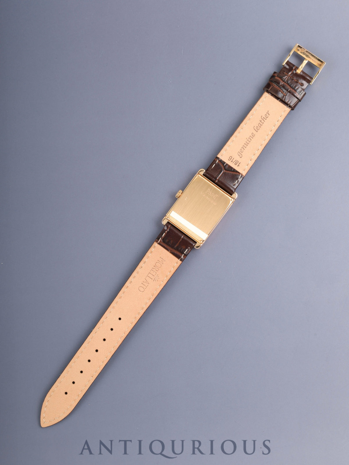 Piaget Altiplano 9952, Manual Wind, Cal. 9P2, 18K Pink Gold, Leather strap with original pin buckle (18K Pink Gold), Champagne dial with stylized Arabic numerals (SWISS signed), overhauled.