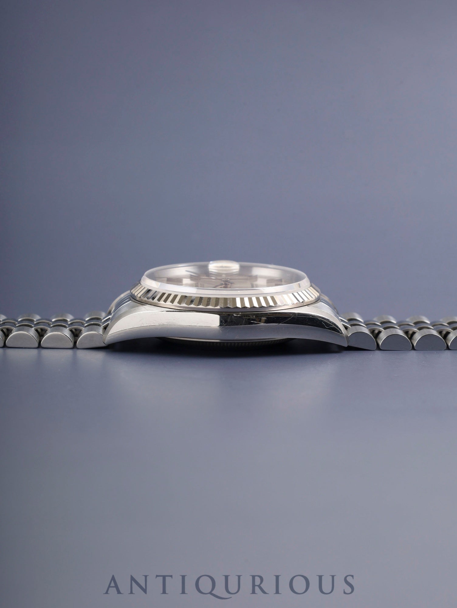 ロレックス デイトジャスト 16234 自動巻き Cal.3135 SS/WG SS シルバー文字盤 U番（1997年） 保証書（1999年） 国際サービス保証書（2008年）オーバーホール済み