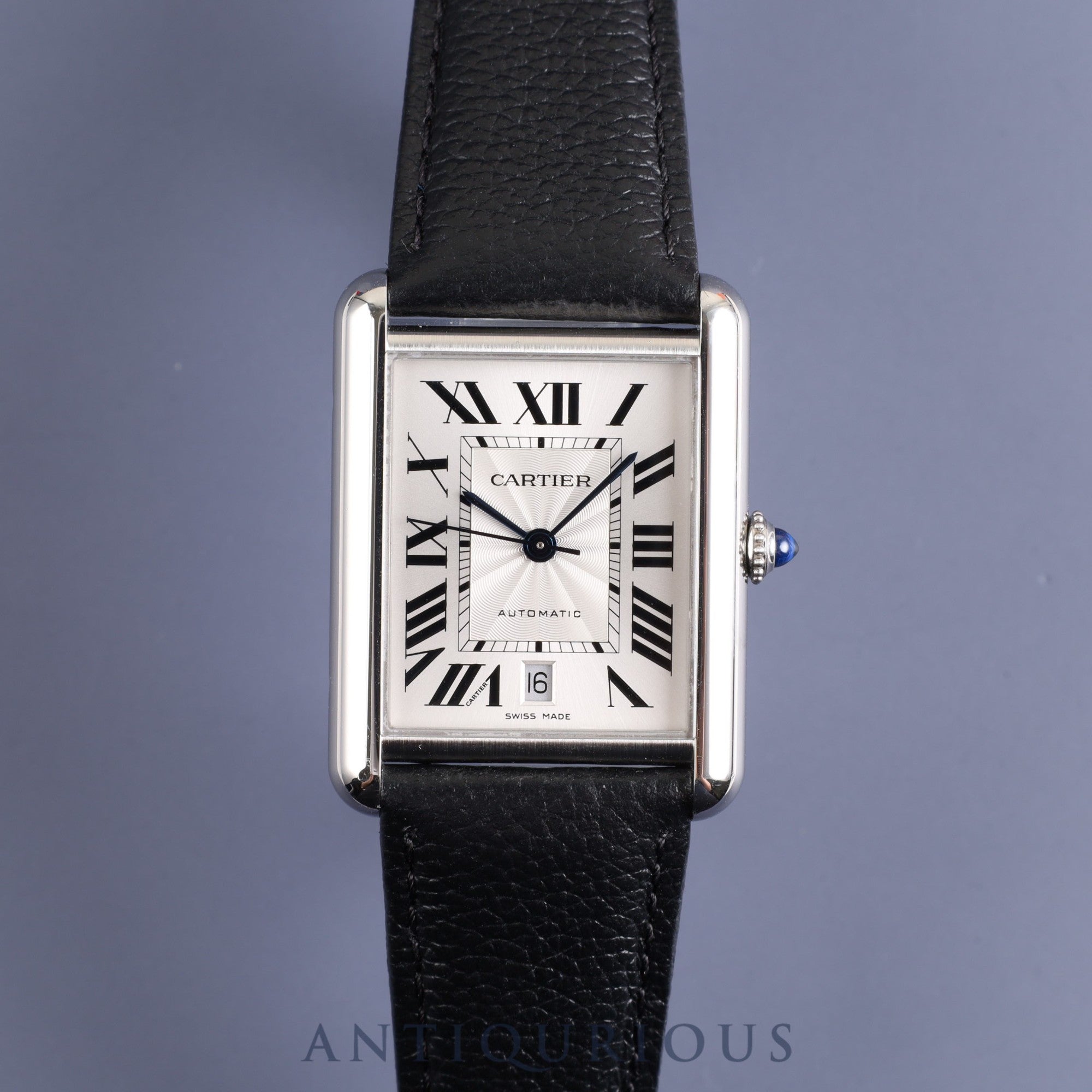 Cartier Tank Must XL WSTA0040 / 4324 Automatic Cal.1847 MC SS Genuine leather strap Genuine D buckle (SS) Silver Roman dial