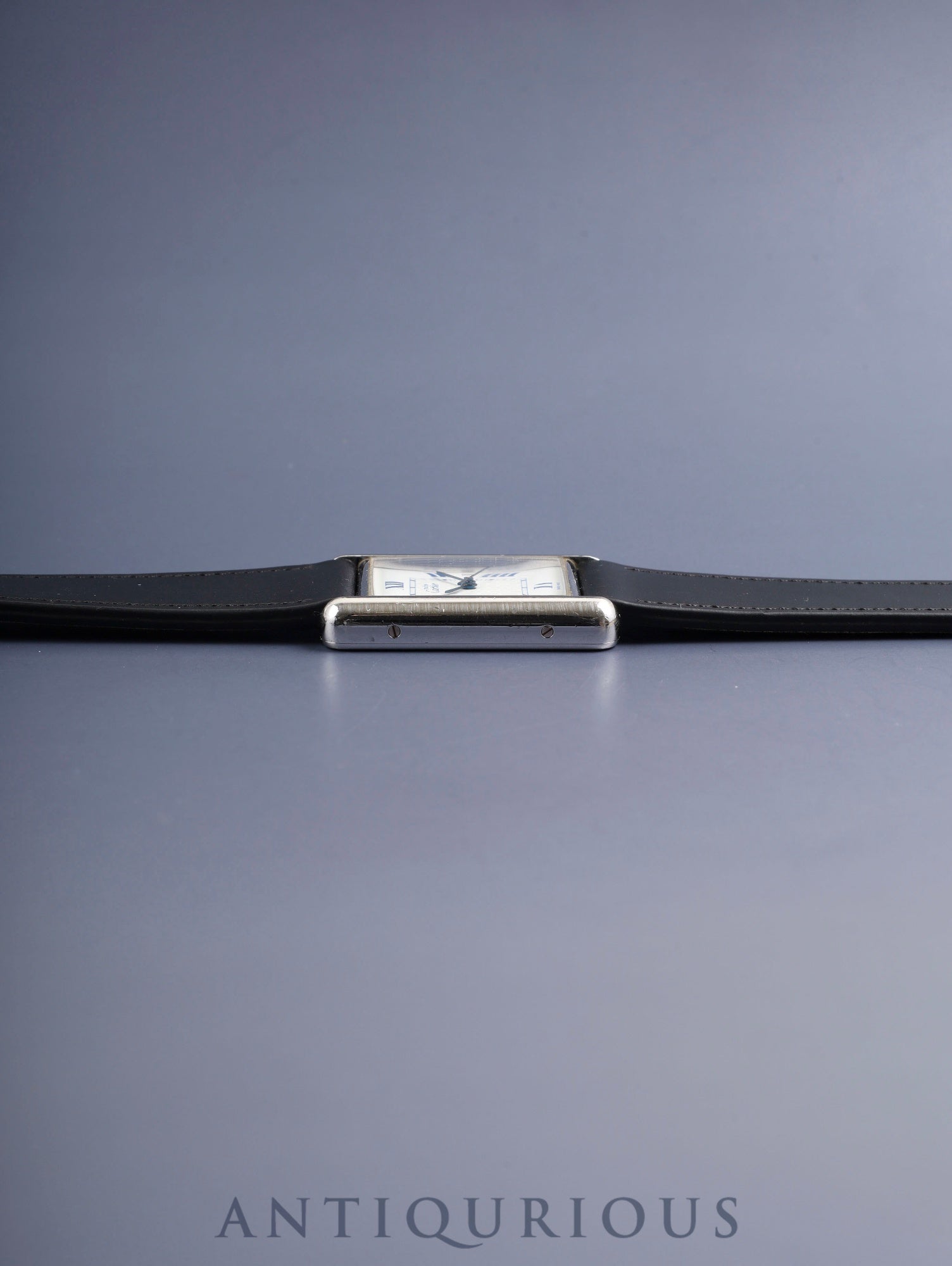 カルティエ マストタンク GM（XL） W1014154 / 2414 クォーツ Cal.687 SV925 革 純正尾錠（SS） ホワイト飛びローマン文字盤（SWISS MADE表記）オーバーホール済み