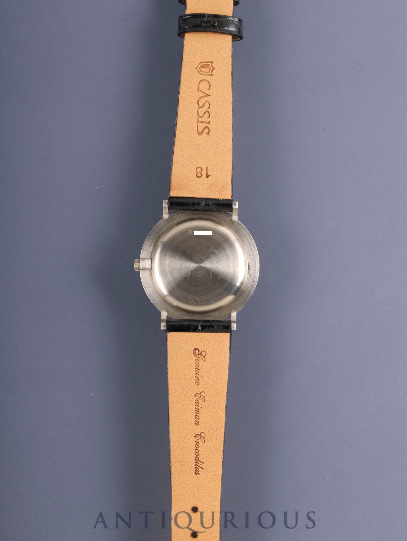 Audemars Piguet Round Manual Winding Cal.K2001 / 1A 750WG Leather Original Pin Buckle (750WG) Silver Dial Overhauled