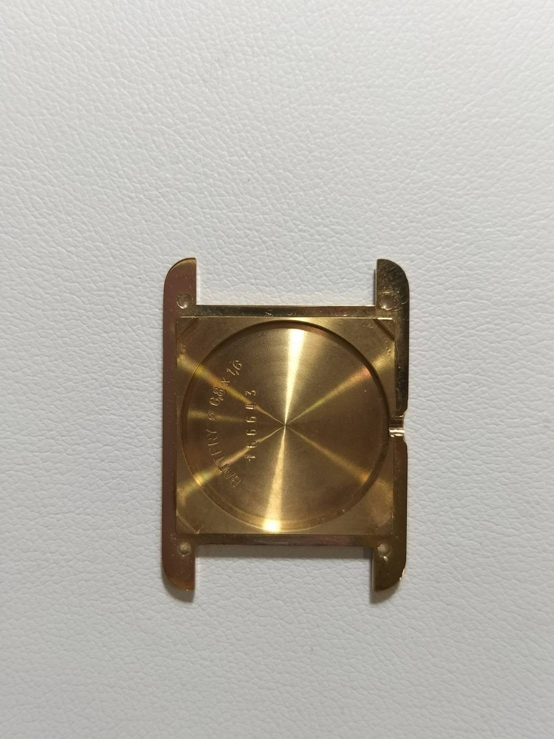 Cartier Must Tank SM W1005554 / 5057001 Quartz Cal.057 SV925 Leather Genuine Deployant Buckle (GP) Opaline Dial (SWISS marking) Overhauled