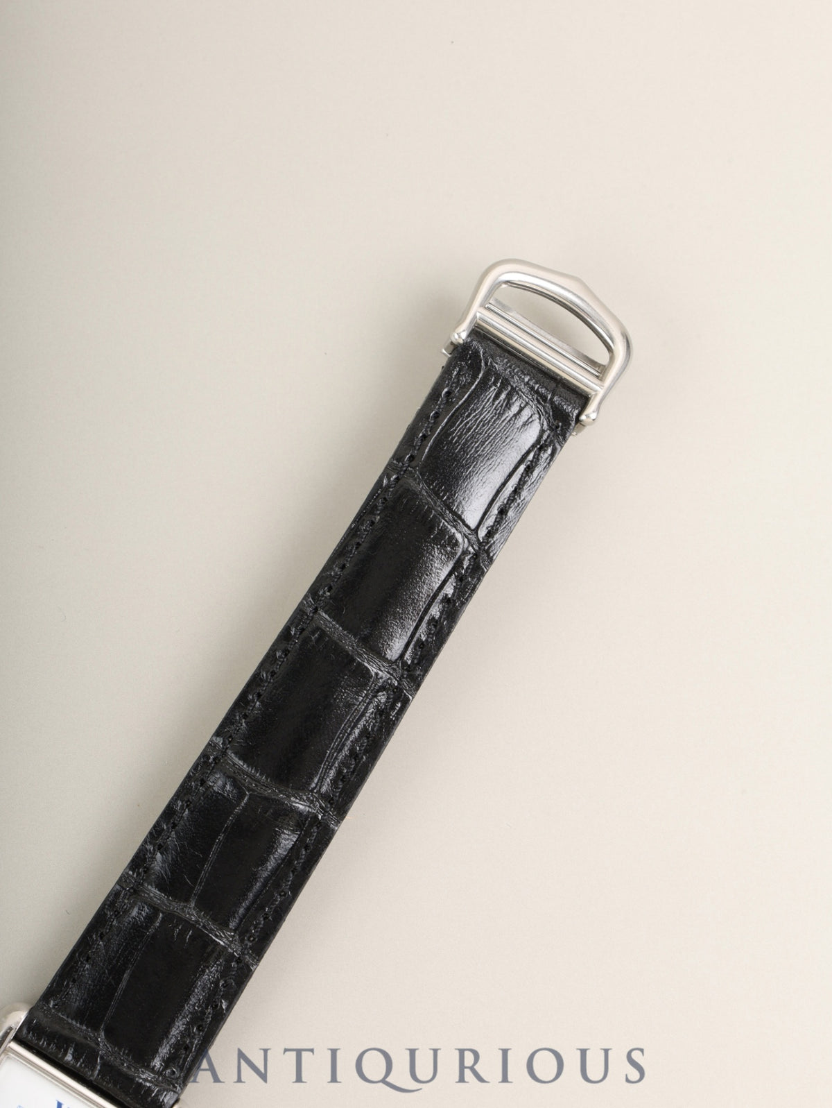 カルティエ マストタンク GM（XL） 2414 クォーツ Cal.687 SV925 革 純正Dバックル（GP）ホワイト飛びローマンCC文字盤（SWISS MADE表記） オーバーホール済み