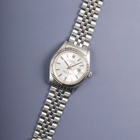 ロレックス デイトジャスト 1601 自動巻き Cal.1570 SS/WG SS シルバー文字盤 29番台（1969年）オーバーホール済み