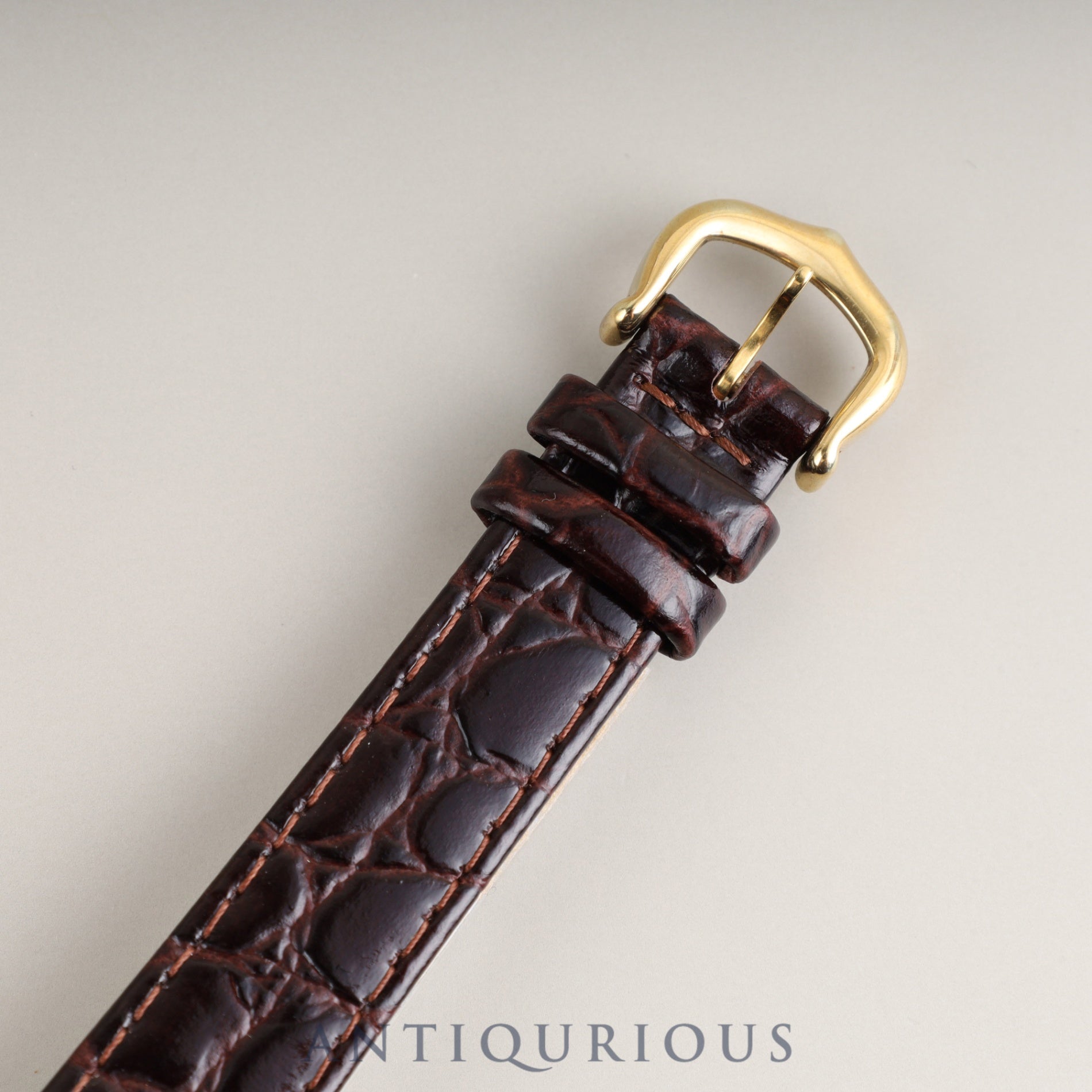 Cartier Must Vendome VLC SM Quartz Cal.81 SV925 Leather Genuine Buckle (GP) Garnet Dial Bordeaux Dial 24mm Genuine Replacement Strap Overhauled