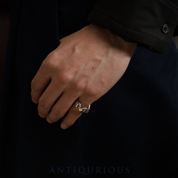 エルメス リング モンテヴィデオ ヴィンテージ ベルトモチーフ #54 約13号 925/750