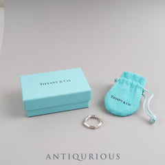 Tiffany Bamboo Ring, SV925, Approx. Size 9.5, Box and Bag, 1996 Engraved