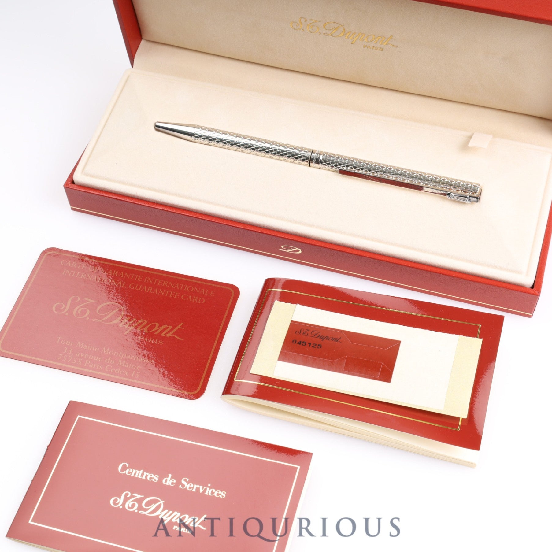 Dupont Ballpoint Pen 045125 Twist Type SS Box Booklet