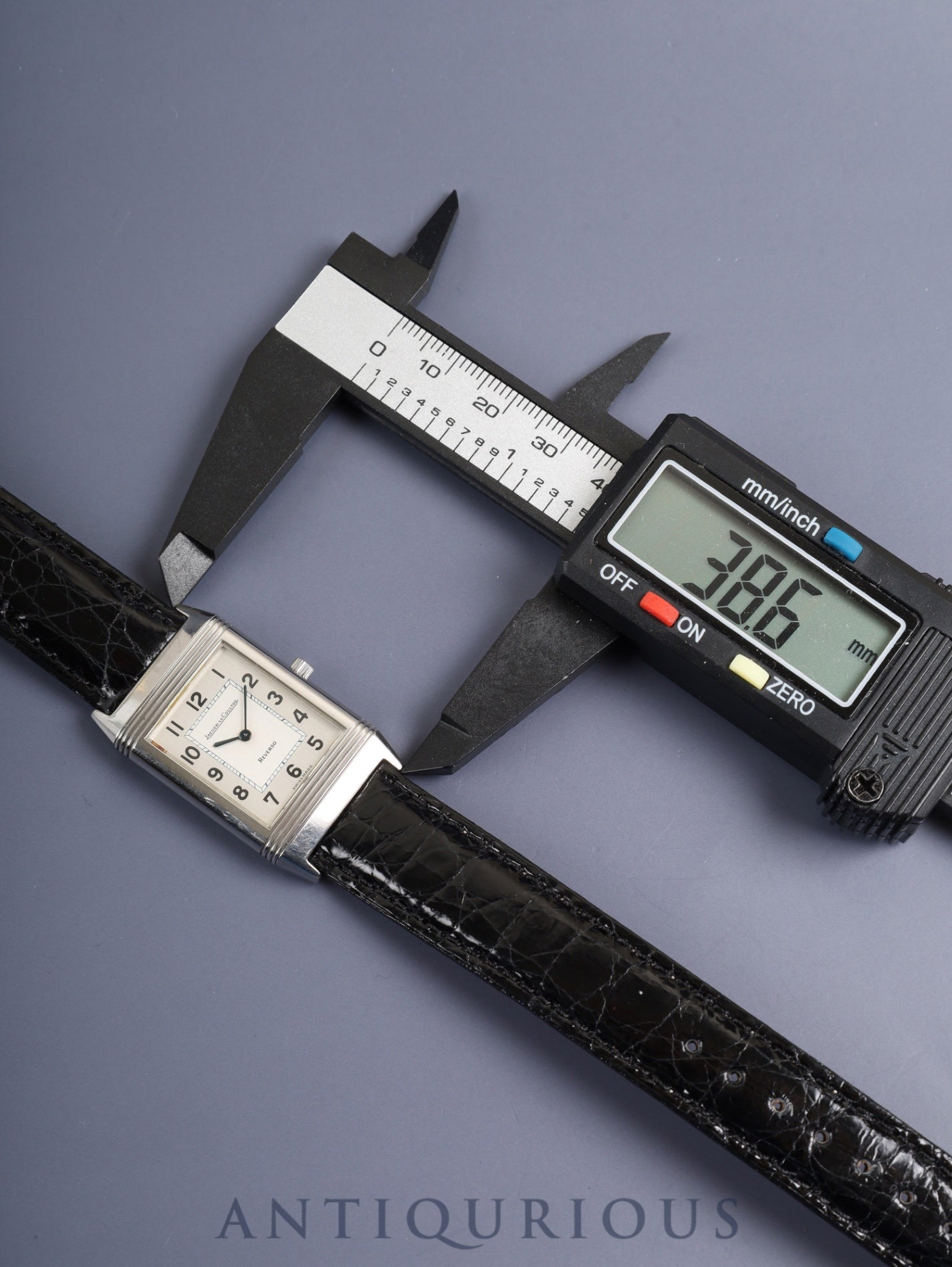 ジャガー・ルクルト レベルソ クラシック 250.8.86 手巻き Cal.845 SS 革 純正バックル（SS） シルバーアラビア文字盤（SWISS MADE表記）オーバーホール済み