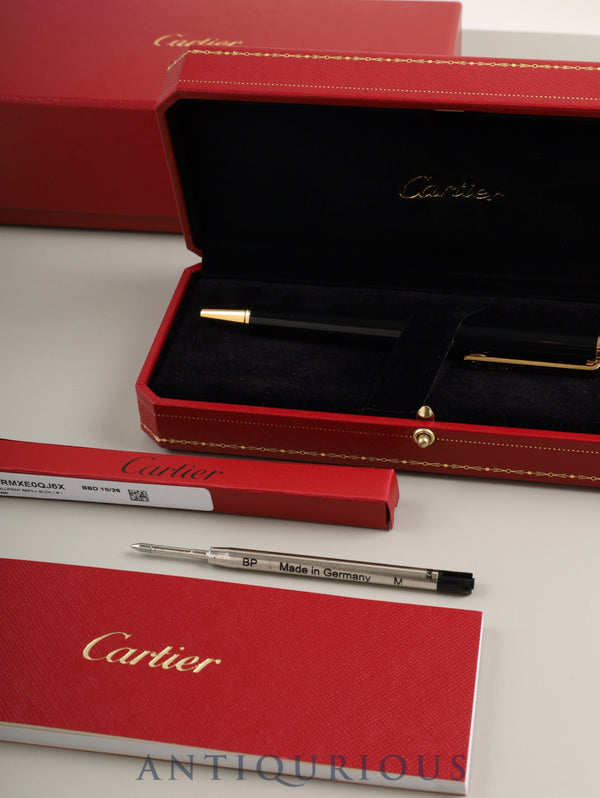 Cartier Santos de GP Ballpoint Pen/Resin Twist Style with Warranty (2020) and Box, Unused Genuine Refill