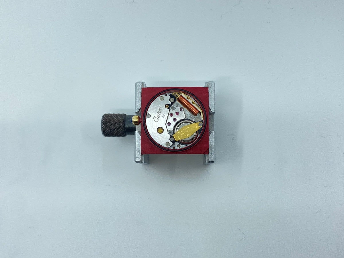 カルティエ マストタンク LM 6 81006 クォーツ Cal.81 SV925 革 純正尾錠（GP） アイボリークロワゾネ文字盤（SWISS表記） オーバーホール済み 新品仕上げ済み