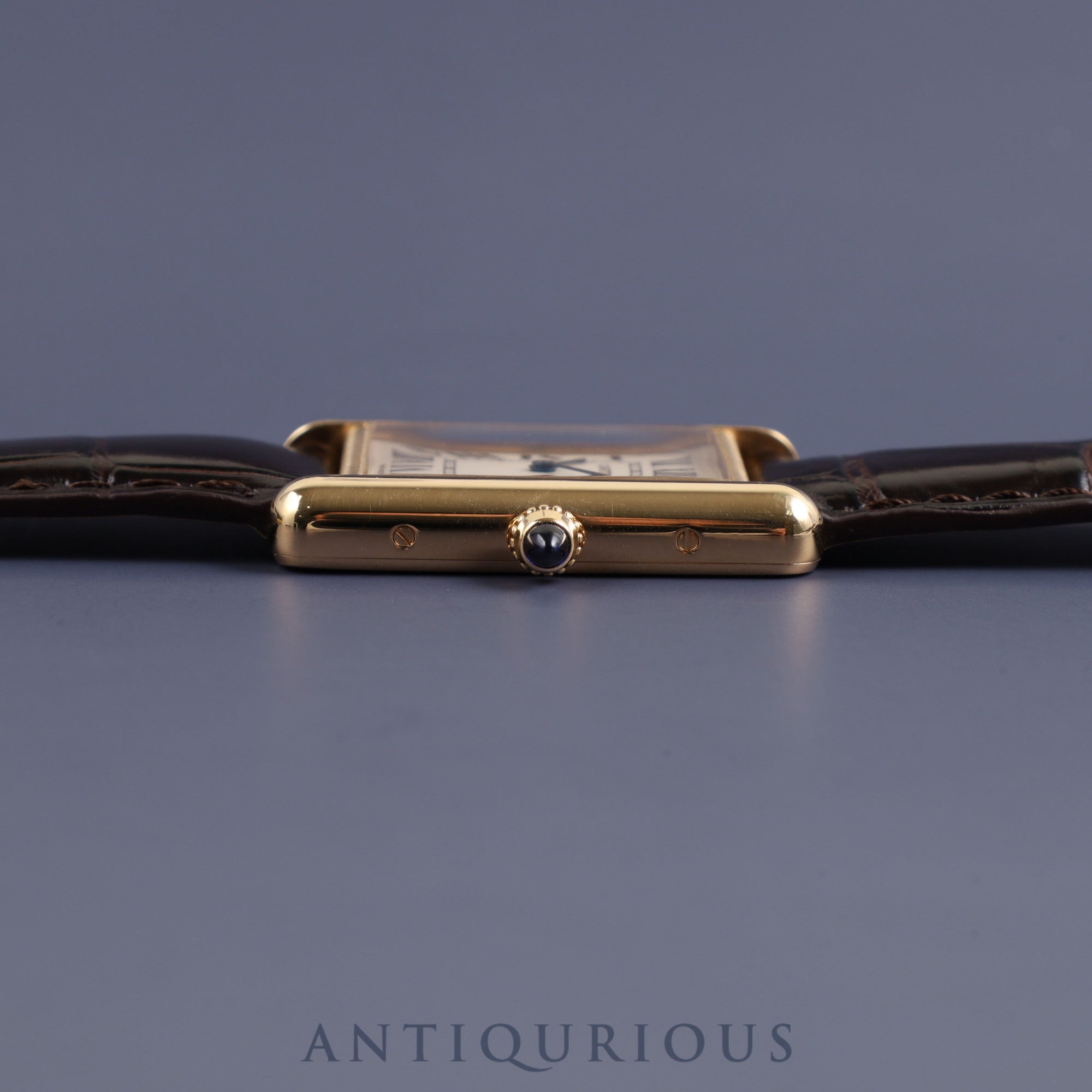 CARTIER カルティエ TANK LOUIS CARTIER LM タンクルイカルティエ LM W1529756 / 2441 クォーツ Cal.688 YG 純正革 純正尾錠（750）ホワイトローマン文字盤 保証書（2011年） オーバーホール済み