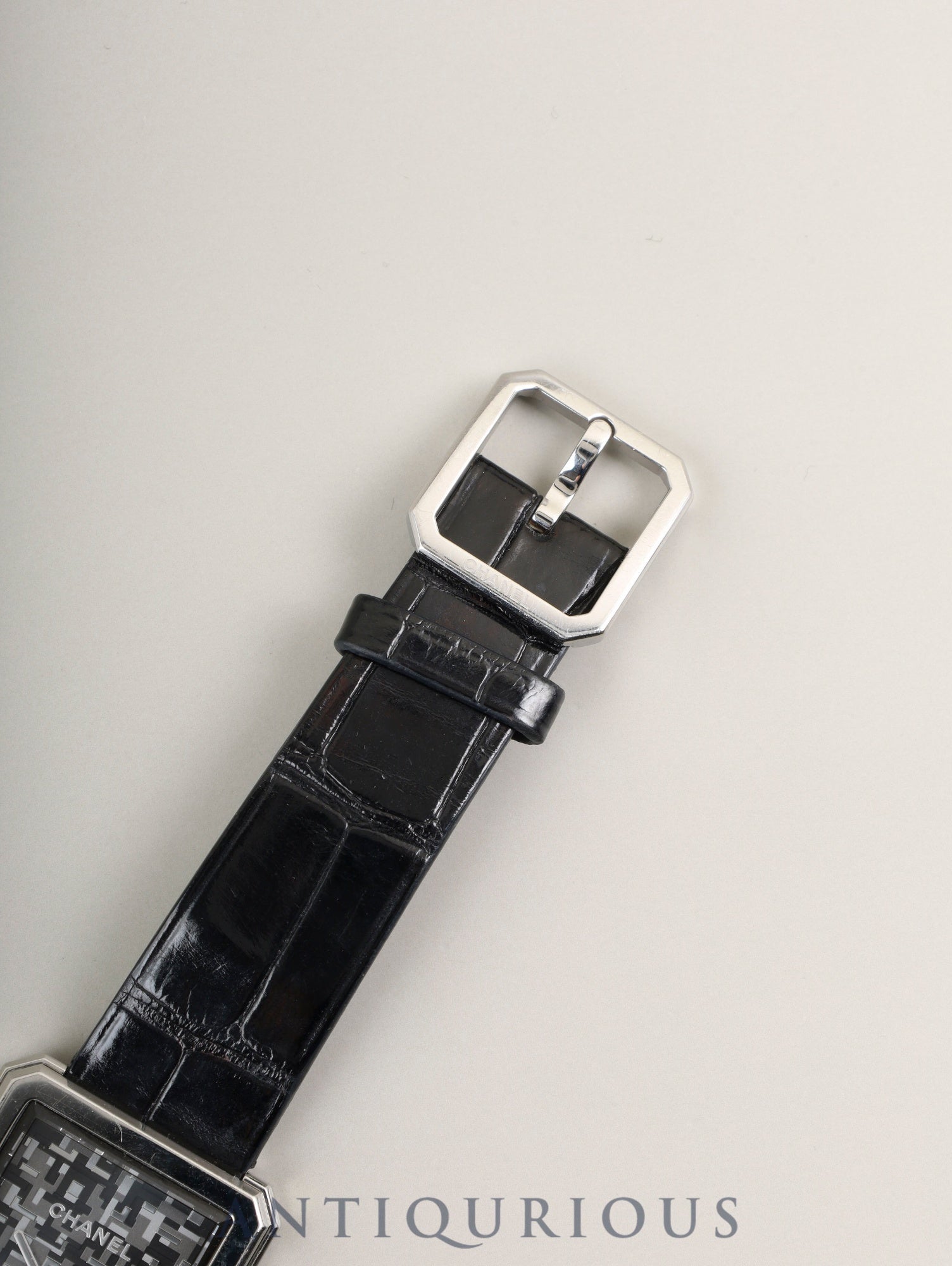 シャネル ボーイフレンド ネオツイード 世界1000本限定 H6128 クォーツ SS 純正革ベルト 純正尾錠（SS）グレー文字盤 箱 保証書（2019年）冊子 オーバーホール済み
